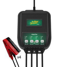 Load image into Gallery viewer, Battery Tender Plus 4 Bank Multibank Charger - 5 AMP (1.25 AMPs Per Bank) - Smart 12V Multi Battery Charger and Maintainer for Standard, AGM, and Lithium LiFePO4-021-0148-DL-WH