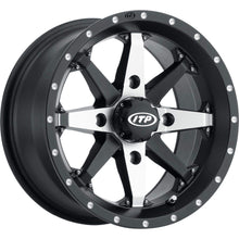 Load image into Gallery viewer, ITP CYCLONE 15X7 4/110 5+2 MATTE BLACK 1522307727B