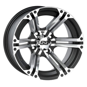 ITP SS ALLOY SS212 Black Wheel with Machined Finish (14x8"/4x156mm)