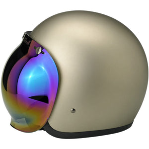 Biltwell Bubble Shield Rainbow Mirror - Anti-fog, Scratch Resistant, UV/A UV/B Resistant