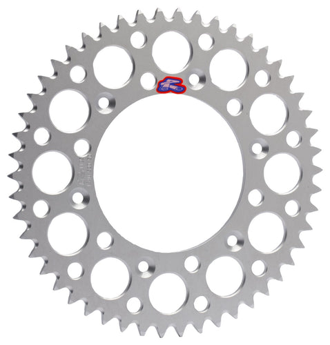 Renthal - 06-23 Yamaha YFM250/700 Raptor/ YFZ450/R Rear Grooved Sprocket - Silver 520-36 Teeth (437U-520-36GBSI)