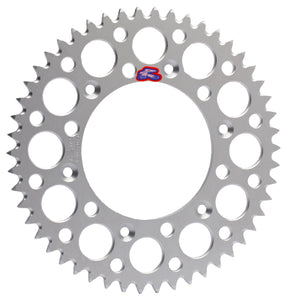 Renthal - 06-23 Yamaha YFM250/700 Raptor/ YFZ450/R Rear Grooved Sprocket - Silver 520-36 Teeth (437U-520-36GBSI)