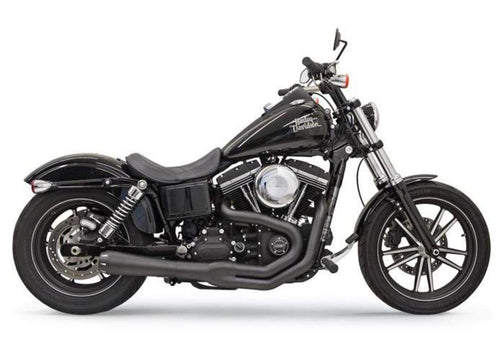 BASSANI XHAUST FXD EXHAUST 2:1 MEGA BLACK 1D32RB