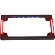 Load image into Gallery viewer, CUSTOM DYNAMICS FRAME LIC PLT W/LT BLK TF07-B