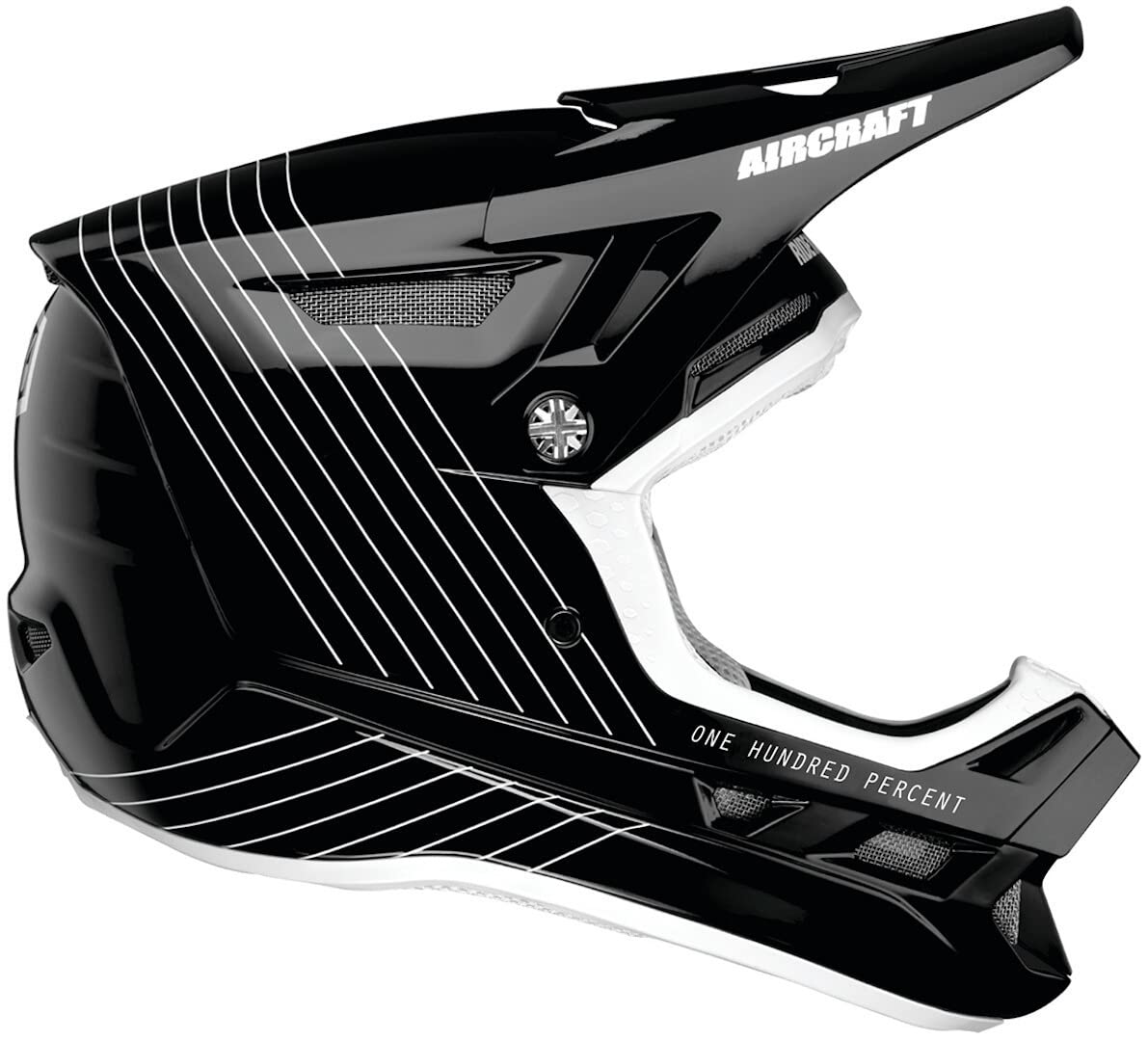 100% Aircraft Composite Helmet Silo - XS