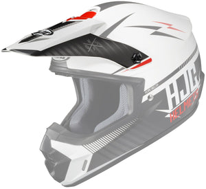 HJC CS-MX II Tweek Helmet Visor/Peak Red