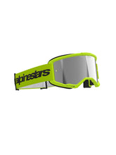 Load image into Gallery viewer, ALPINESTARS GOGGLE VISION 3 WORDMARK YLW FLUO/MIR SIL 5103225-5299