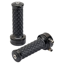 Load image into Gallery viewer, Biltwell AlumiCore Grip Set TBW Black