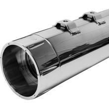 Load image into Gallery viewer, S&amp;S CYCLE 95-16 FLHT MUFFLERS 4.5&quot; CHR/TRACR 550-0624