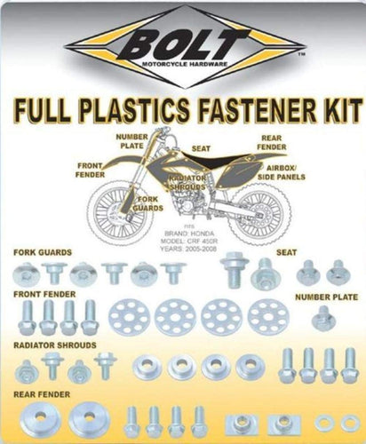 BOLT Honda Full Plastics Fastener (Kt) HON-0150230