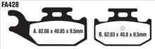Load image into Gallery viewer, EBC FA428R SINTERED SERIES BRAKE PAD SET FA428R