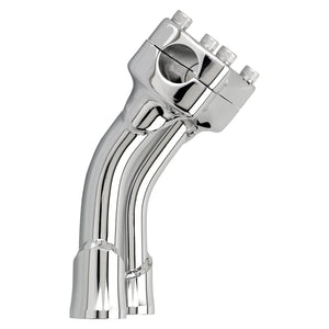 Biltwell Murdock Pullback Risers 6" Chrome