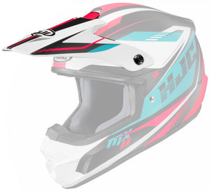 HJC CS-MX II Drift Helmet Visor/Peak Blue/White