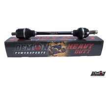 Load image into Gallery viewer, Demon Powersports Front Left Heavy Duty Axle for (2015-2020) (2022) Honda Pioneer 500, Made of 4340 Chromoly Steel, Dual Heat Treated High Strength, Gives Wider Angles &amp; In Molybdenum Grease Precision