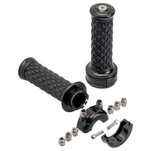 Biltwell AlumiCore Grip Set TBW Black