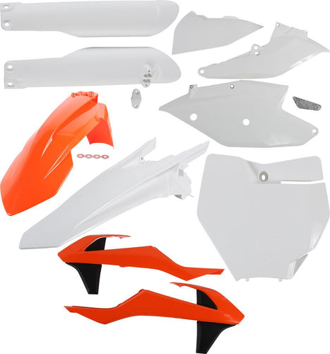 Acerbis - 16-18 KTM SX125/150/SX-F250/350/450/XC-F250/350/450/SX250/XC Full Plastic Kit - 16 Orange (2421065135)
