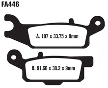 Load image into Gallery viewer, EBC Brakes FA446R Disc Brake Pad Set