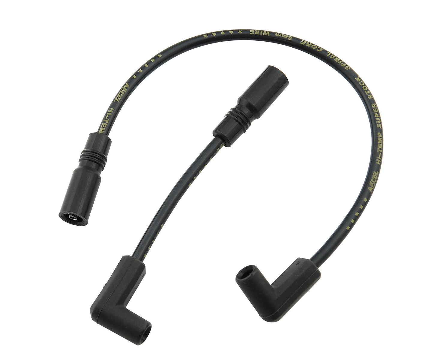 ACCEL 99-17 FXD 8MM SPARK PLUG WIRE SET BLK 171097-K
