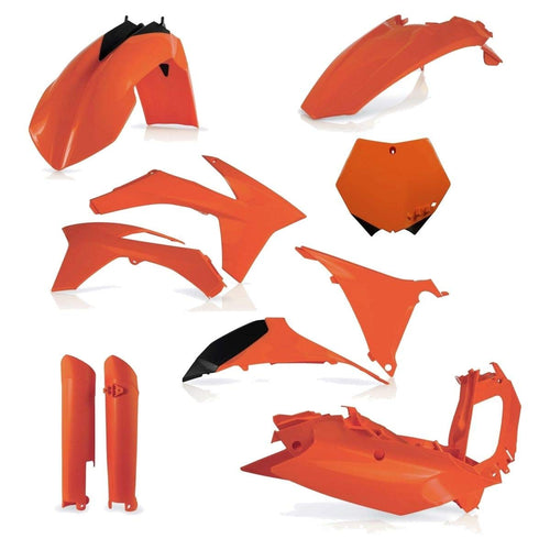 Acerbis - 08-11 KTM XC-W/ EXC450/530 Plastic Kit - Orange (2113790237)