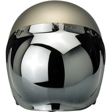 Load image into Gallery viewer, Biltwell Bubble Shield Chrome Mirror - Anti-fog, Scratch Resistant, UV/A UV/B Resistant