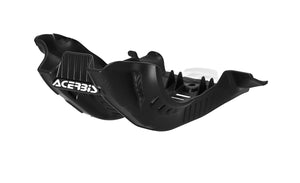 Acerbis - 19-22 KTM XC-F250/350/ FX350/ 21-23 GasGas EX/MC Skid Plate Large - Black/White (2791681007)