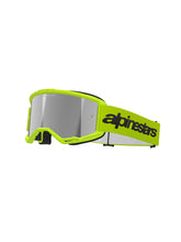Load image into Gallery viewer, ALPINESTARS GOGGLE VISION 3 WORDMARK YLW FLUO/MIR SIL 5103225-5299