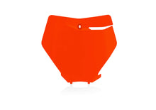 Load image into Gallery viewer, Acerbis - 19-22 KTM 125-450 XC/SX/SX-F/XC-F/XC-tpi Front Number Plate - 16 Orange (2736275226)