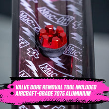 Load image into Gallery viewer, MUC-OFF VALVE STEM TUBELESS RED 20421