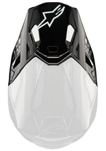 Load image into Gallery viewer, Alpinestars 8980123-1188-OS: S-M10 Visor Solid Black Glossy/Carbon