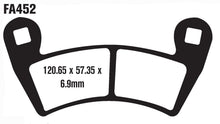 Load image into Gallery viewer, EBC Brakes FA452R Disc Brake Pad Set