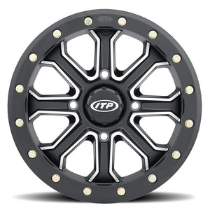 ITP Tornado Wheel, Matte Black, 17x7, 4/156, 4+3 (17TN13BX)