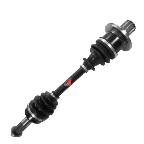 Rugged Rear Left Performance Axle for (2003-08) Yamaha Grizzly 660, Stainless-Steel Clamps Coated for High Protection OEM: 5KM-2530U-10-00, 5KM-2530U-13-00, 5KM-2530W-10-00