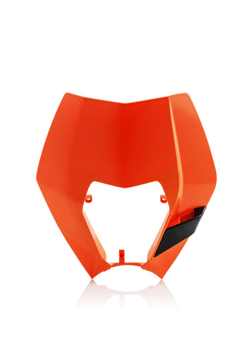 Acerbis - 08-13 KTM EXC450/530/ XC-W200-530/ XCF-W250/350 Headlight Mask - Orange (2732060237)