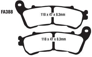 EBC Brakes FA388 Disc Brake Pad Set
