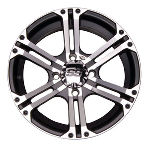 ITP SS ALLOY SS212 Black Wheel with Machined Finish (14x6"/4x137mm)