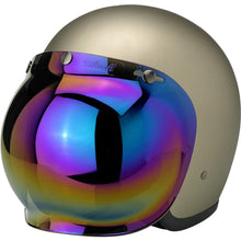 Load image into Gallery viewer, Biltwell Bubble Shield Rainbow Mirror - Anti-fog, Scratch Resistant, UV/A UV/B Resistant