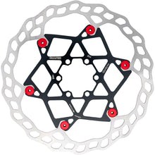 Load image into Gallery viewer, GALFER 203mm ,2mm BICYCLE FLOATING ROTOR W/RED BUTTONS DB014FLWR