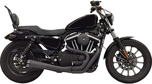 BASSANI XHAUST 04-22 XL EXHAUST RR 2:1 BLACK 1X52RB