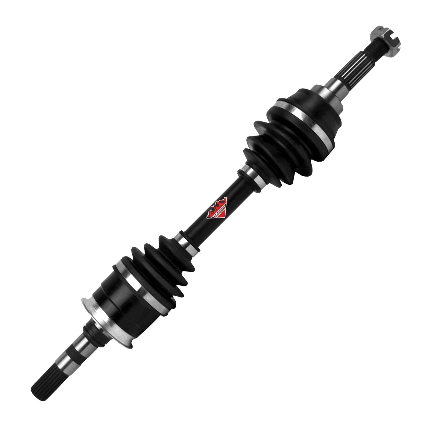 Rugged ATV UTV Products Front Left/Right Performance Axle (1990-2004) Kawasaki Brute Force, CNC Precision Components, Stainless-Steel Clamps Coated for High Protection OEM: 59266-1096, 59266-1103