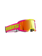 Load image into Gallery viewer, ALPINESTARS GOGGLE VISION 5 WORDMARK PNK/YLW/MIR RD 5102425-3085