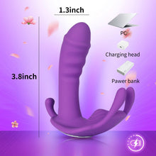 Load image into Gallery viewer, 10 Modes Memory Function and One Touch Recovery Function Powerful Silent Waterproof Portable Soft Silicone Packaging Exquisite Ladies Gift Massager-C06