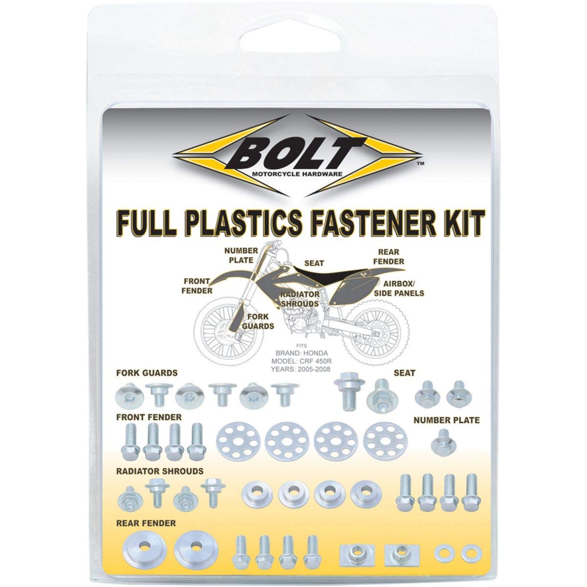 BOLT Kawasaki Full Plastics Fastener (Kt) KAW-1600004
