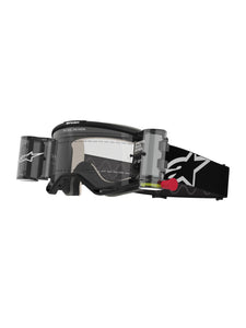 ALPINESTARS GOGGLE VISION 5 CORP BLK/ CLR ROLL-OFF 5102825-1529