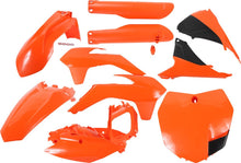 Load image into Gallery viewer, ACERBIS Plastic Kit- FULL SX, SXF125-450:ORG/BLK 2403091008