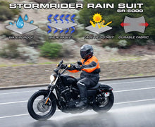 Load image into Gallery viewer, NELSON-RIGG RAINSUIT SR-6000 STORMRIDER   BLK/ORG -  3XL SR-6000-ORG-06-3XL
