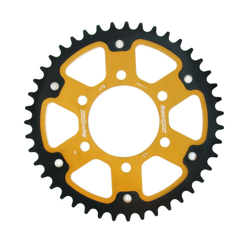 SUPERSPROX SPROCKET STEALTH 43T GLD RST-478-43-GLD