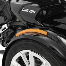 Load image into Gallery viewer, SHOW CHROME FRONT FENDER AMBER LED PR 41-173B