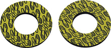 Load image into Gallery viewer, RENTHAL GRIP DONUTZ BLACK ON YELLOW RENTHAL G205 - Motomike Canada
