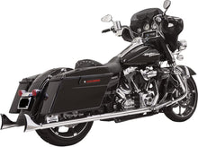 Load image into Gallery viewer, BASSANI XHAUST 95-16 FLH/FLT 33" FISHTAIL SO CH*2 w/BAFFLE 1F27E33