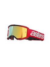 Load image into Gallery viewer, ALPINESTARS GOGGLE VISION 5 BLAZE RED/MIR GLD 5102125-3115